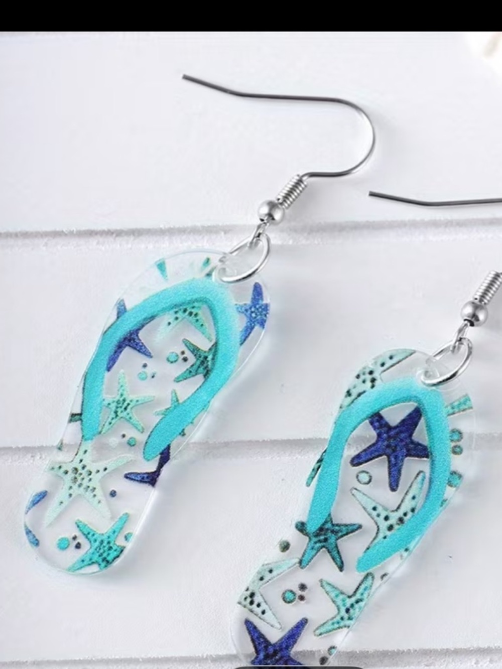 Ocean-Themed Flip Flop Earrings